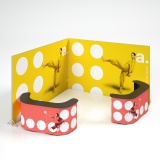 Set fiera Premium DTF 1 pareti pubblicitarie e desk promozionali pieghevoli