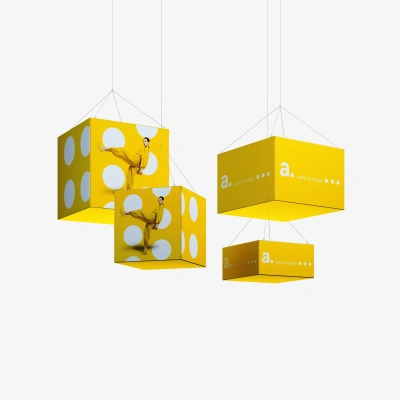 Telai pubblicitari da soffitto