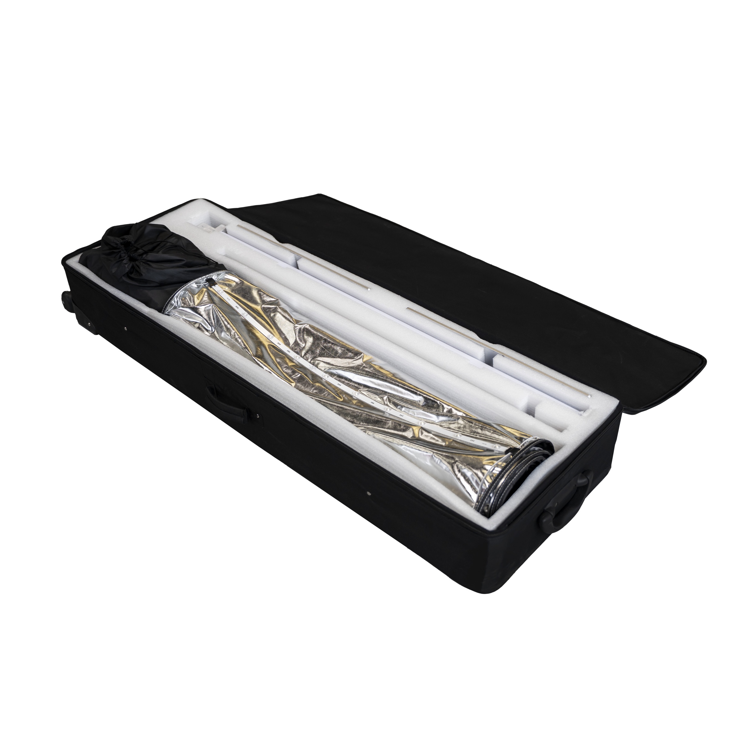 Torba transportowa do systemu adFrame Flex LED – widok złożony