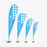 Bandeiras publicitárias Drop vários tamanhos