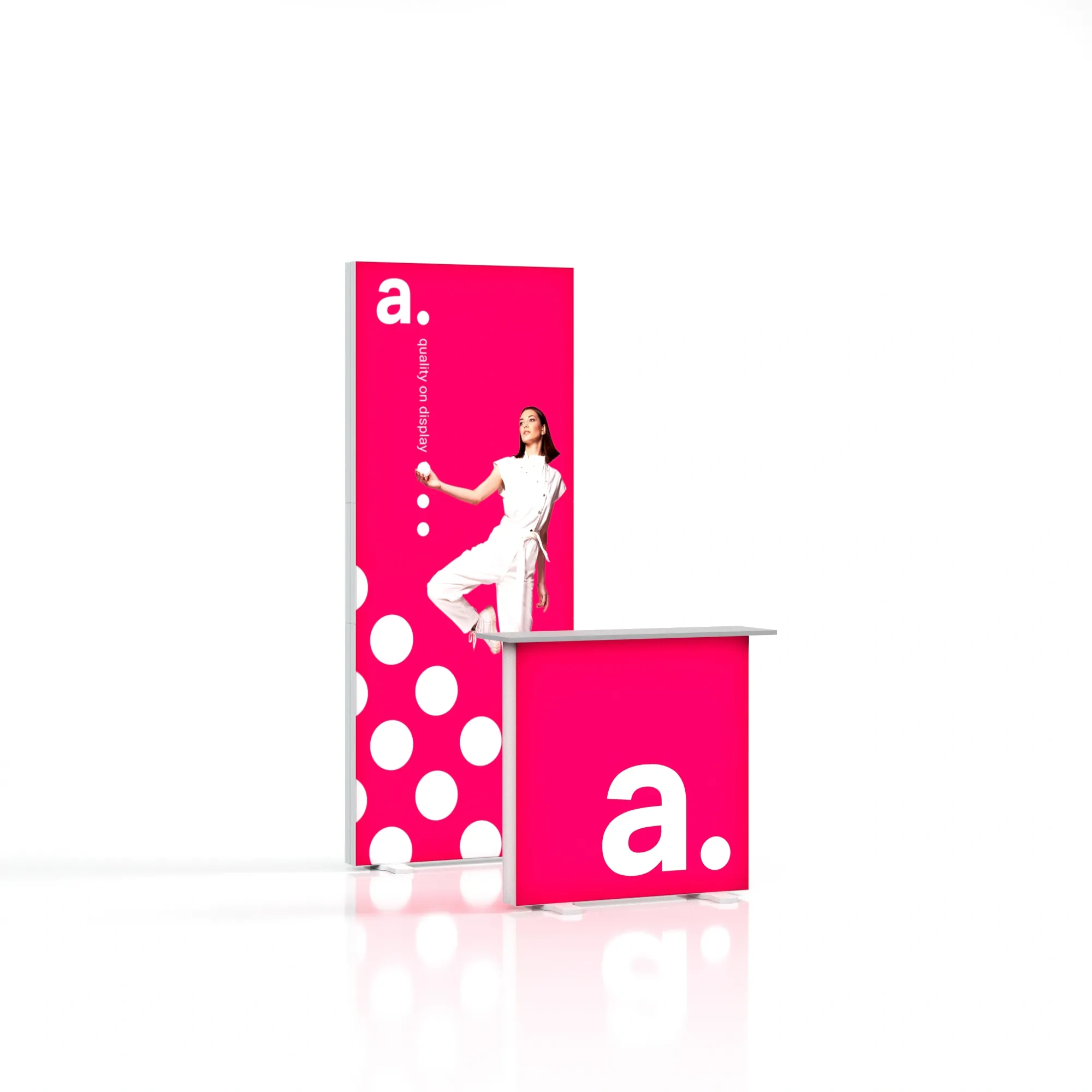 LED lightbox + promotional counter Smart event set + adTribune