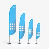 Flaga reklamowa standard pro, rozne rozmiary