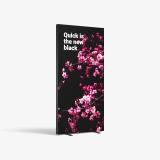 Kaseton reklamowy adFrame Quick 100x200 BLACK