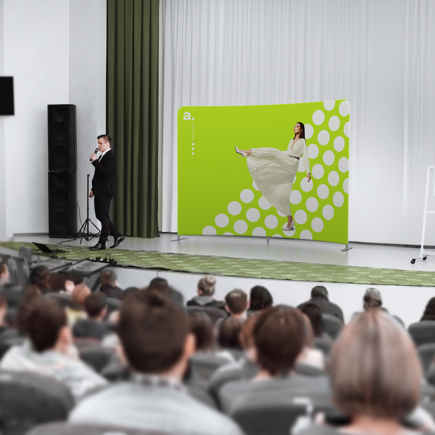 Mur publicitaire Vario droit