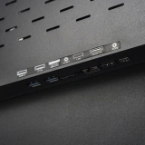 AdVideo Touch Kiosk close-up barra com opções de ligação